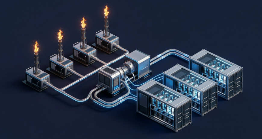 Как работает майнинг на попутном газе