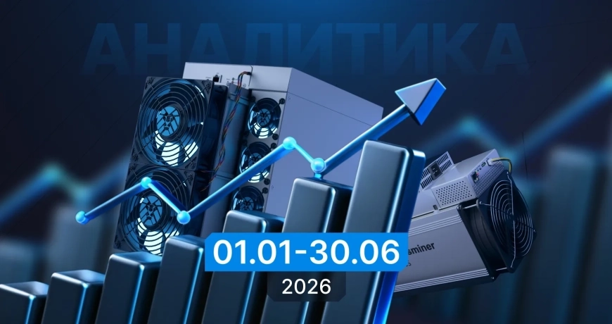 Аналитика доходности ASIC-майнеров для добычи BTC за период 01.01-30.06.2026